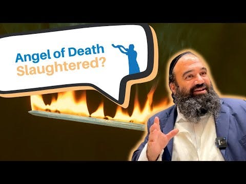 Why does it say that the Angel of Death will be slaughtered/killed?
