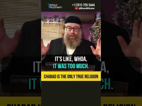 Chabad is the only true religion ⁉️ Hashem hates hypocrites #shorts #torah