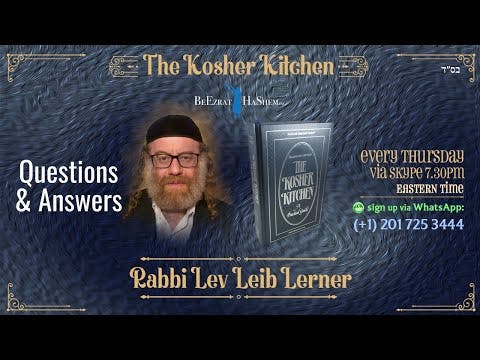 Using excuses of religious people are not perfect in Shamayim?  (The Kosher Kitchen)