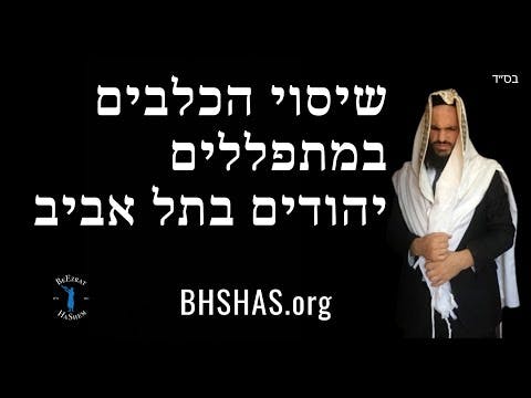 שיסוי הכלבים במתפללים יהודים בתל אביב