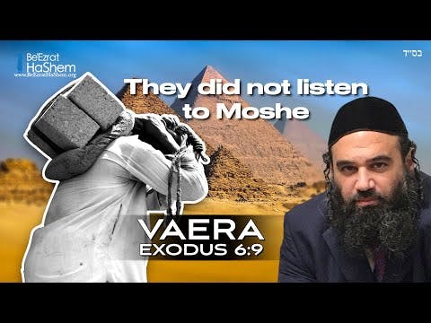 They Did Not Heed Moshe - Parashat Va'eira