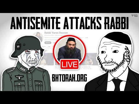 Antisemite Attacks Rabbi LIVE And Regrets It