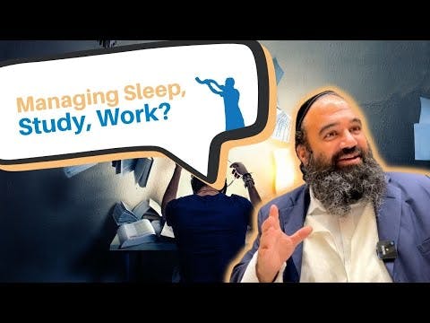 How to manage sleep, study and work?