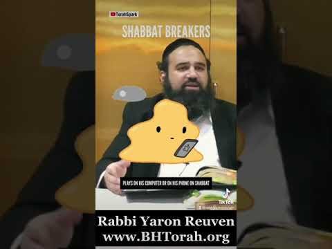 A JEW THAT DOESN'T KEEP SHABBAT DISCONNECTS FROM GOD #HaShem #God #RabbiYaronReuven #Shabbat