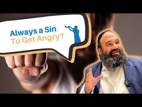 Is it an Averah (a transgression or sin) to get angry?