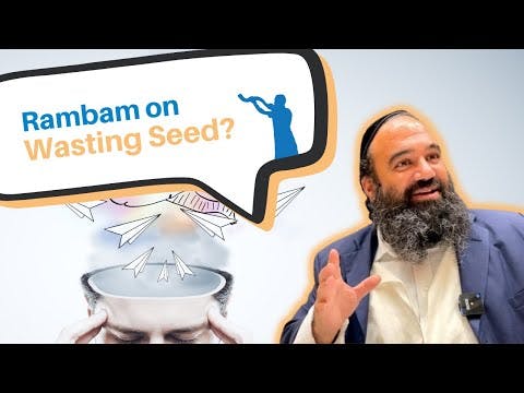 What does the RAMBAM say about Wasting Seed?
