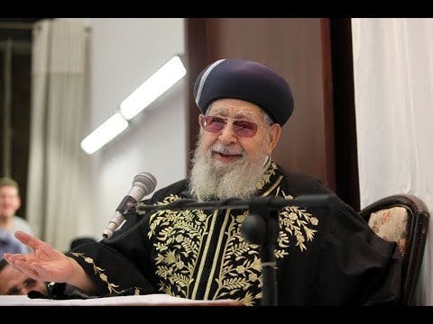 The Greatness of Rabbi Ovadia Yosef ZT’L