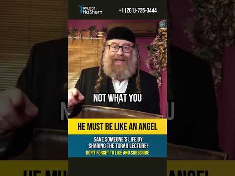 Make yourself a Rabbi ❓ He must be like an angel #shorts #torah