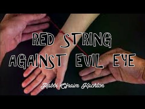 Red String Against Evil Eye