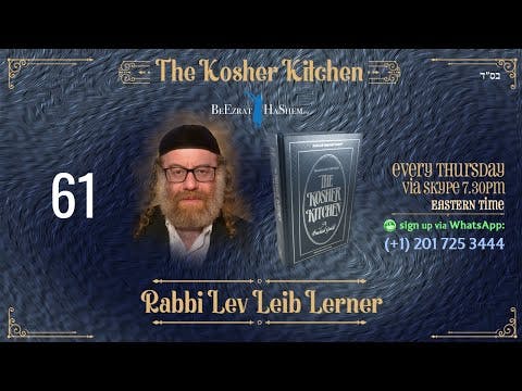Authority of Rabbinic Court - The Kosher Kitchen (61)