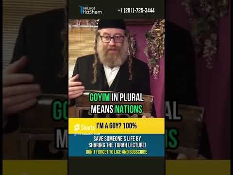 Jewish Goyim and Ignorant Antisemitism #rabbiyaronreuven #goyim #antisemitism
