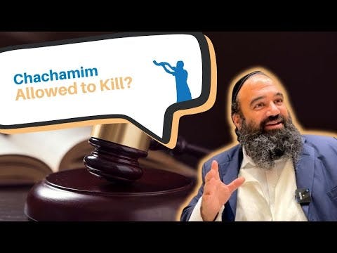 If killing is a sin, how were some Chachamim allowed to do so?
