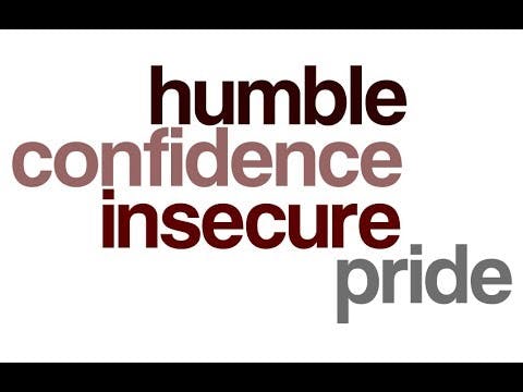 Are you Prideful or Confident? The difference is life changing . (8 minutes)