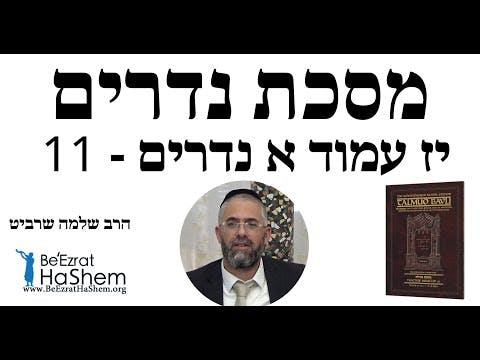 הרב שלמה שרביט - יז עמוד א נדרים - 11