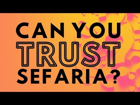 CAN YOU TRUST SEFARIA?