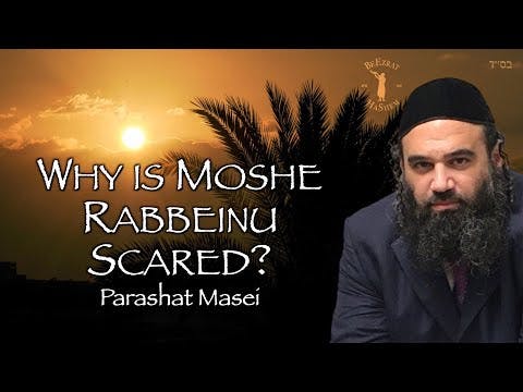 Why is Moshe Rabbeinu Scared? Parashat Masei