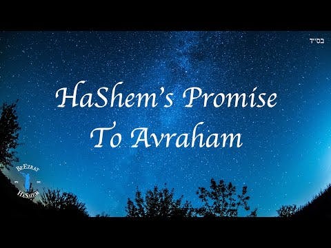 HaShem's Promise to Avraham