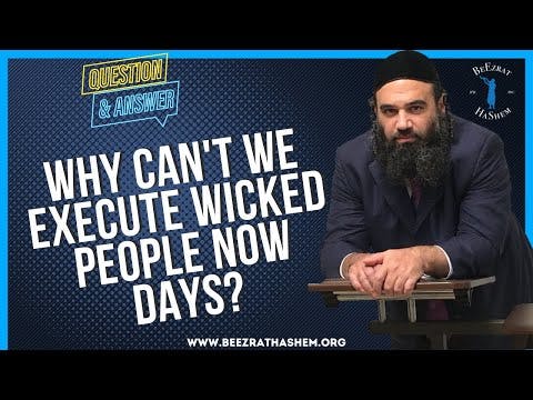 WHY CAN'T WE EXECUTE WICKED PEOPLE NOW DAYS?