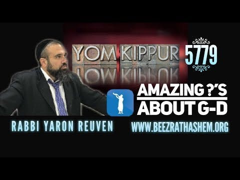 Amazing Questions About God From Hollywood (33) YOM KIPPUR TESHUVA