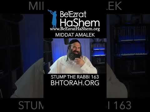 Talmid Chacham vs Middat Amalek  #RabbiYaronReuven #Judaism #torahstudy