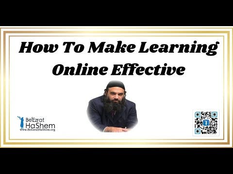 How To Make Learning Online Effective
