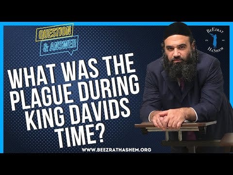 WHAT WAS THE PLAGUE DURING KING DAVIDS TIME?