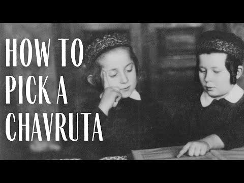 HOW TO PICK A CHAVRUTA?