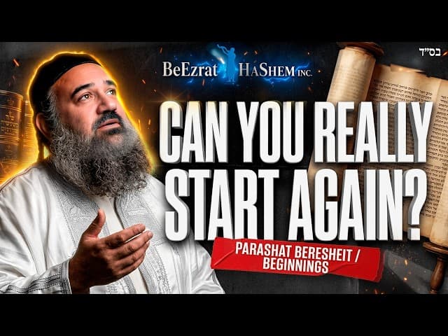How To Start New Life After Mistakes? BERESHEIT | STUMP THE RABBI (281)