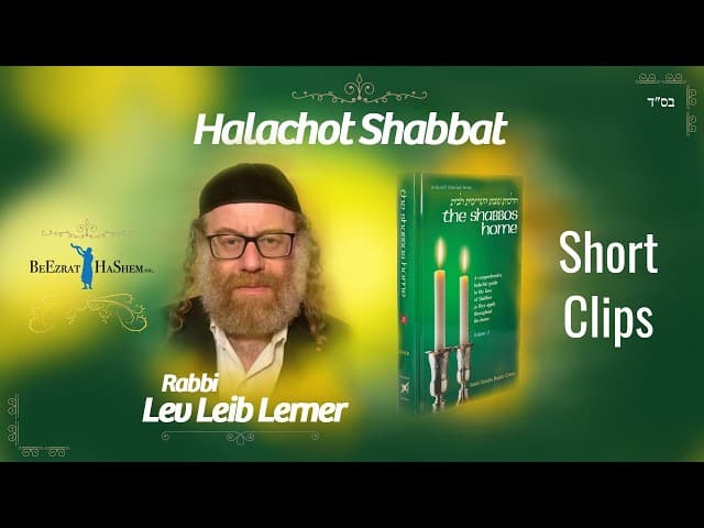 Saturating Fabric on Shabbos