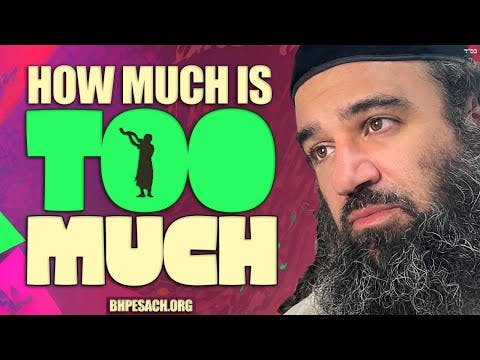 Metzora: How Much Is Too Much - STUMP THE RABBI (201)